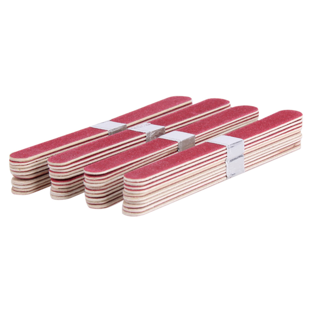 Set Wood Sandpaper Nail Files