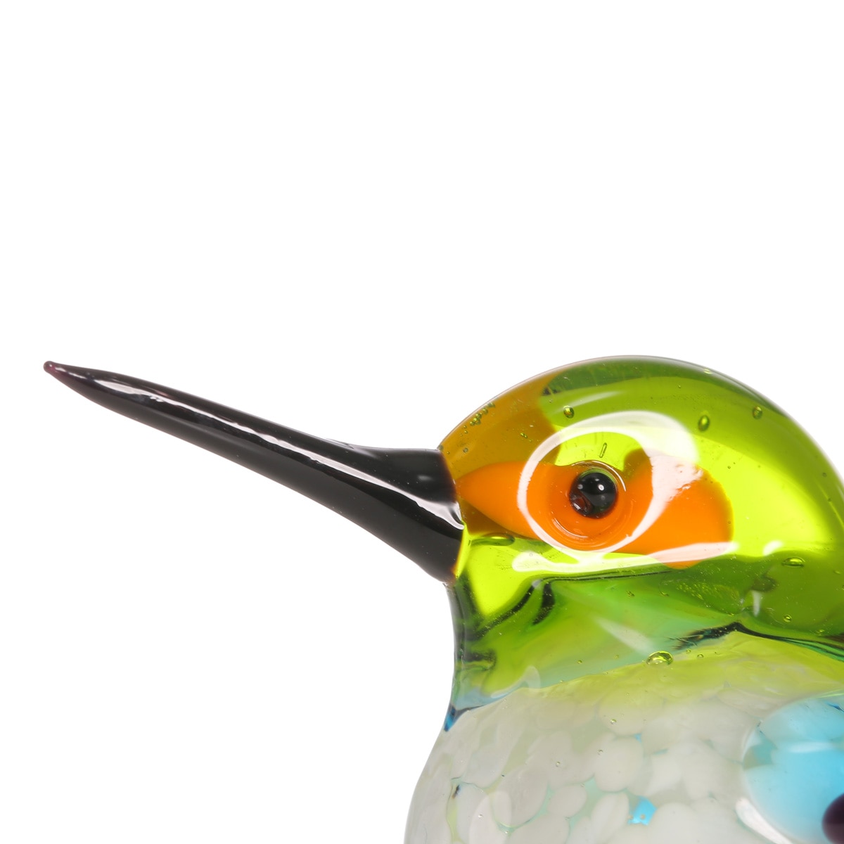 Bird Shaped Glass Figurine for Home Decor