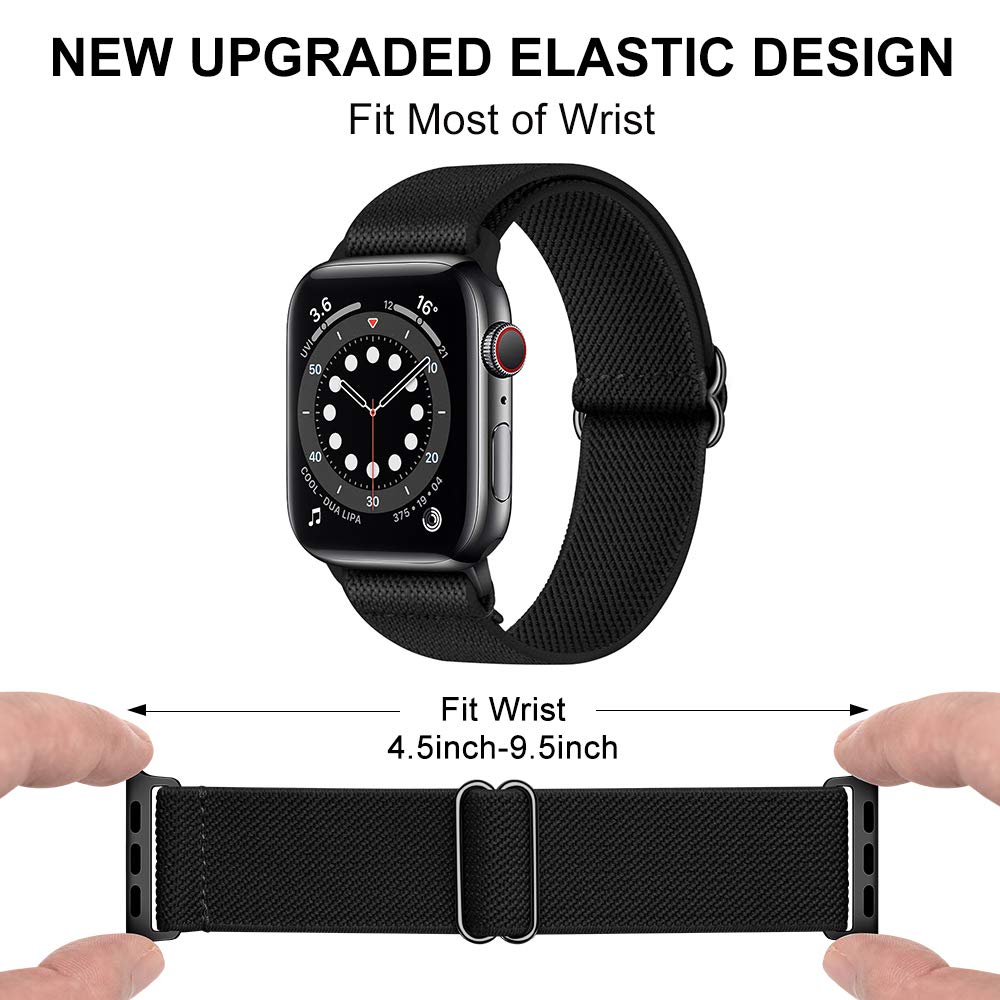 Lightweight Nylon Scrunchie Strap for Apple Watch