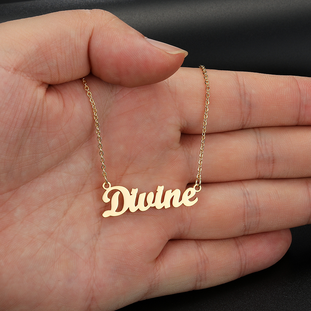 Personalized Stainless Steel Name Necklace