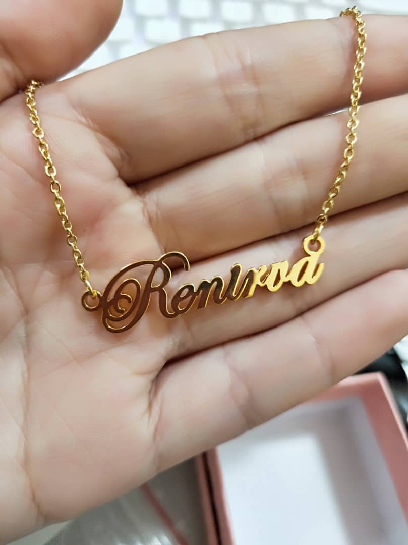 Personalized Stainless Steel Name Necklace