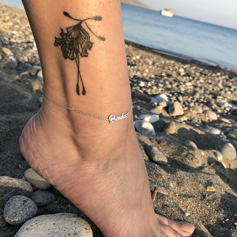 Personalized Stainless Steel Anklet