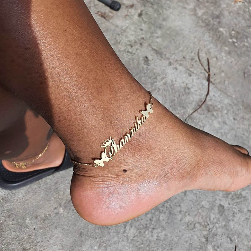 Personalized Stainless Steel Anklet