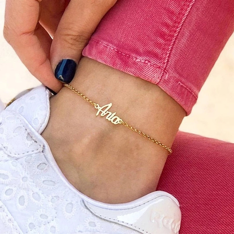 Personalized Stainless Steel Anklet