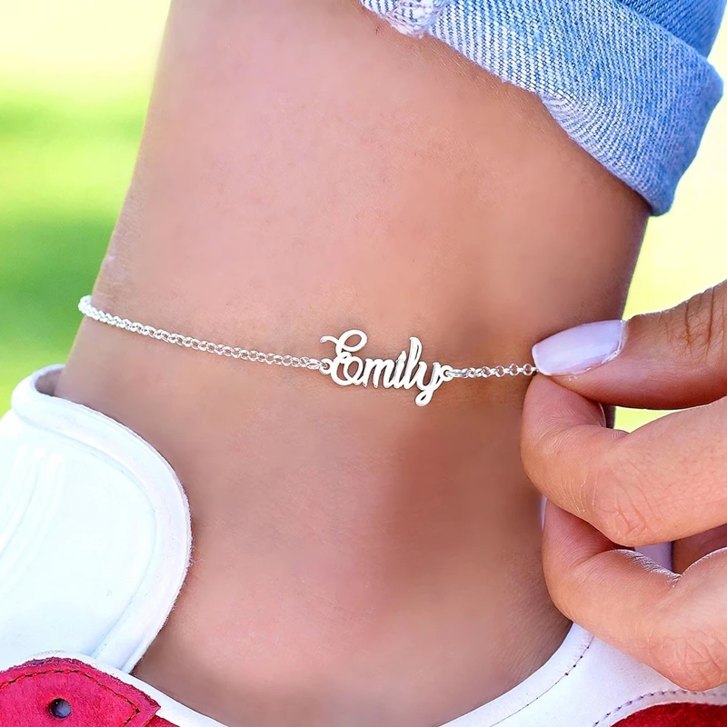 Personalized Stainless Steel Anklet