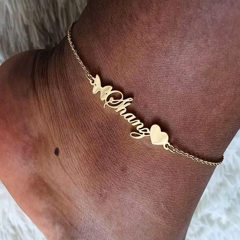 Personalized Stainless Steel Anklet