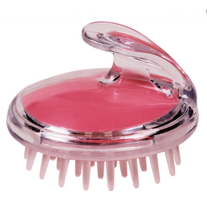 Transparent Design Scalp Massaging Shampoo Brush