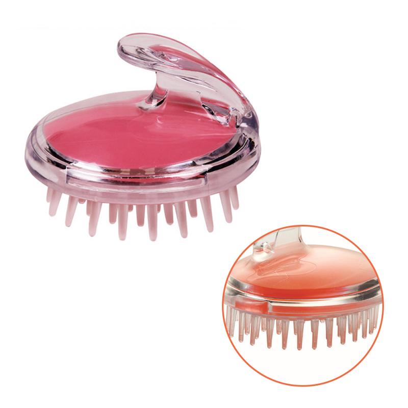 Transparent Design Scalp Massaging Shampoo Brush