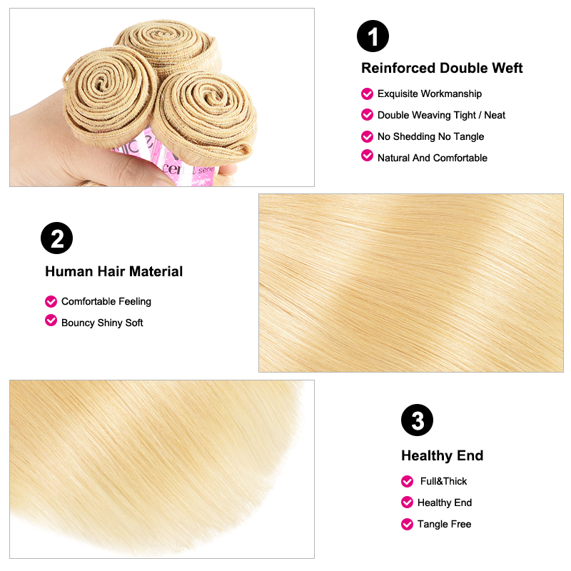 Malaysian Blonde Human Hair Weave