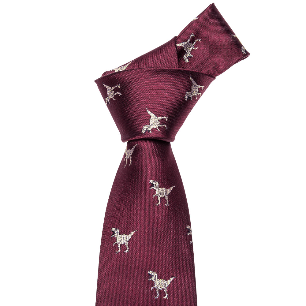 Men's Dinosaurs Patterned Tie