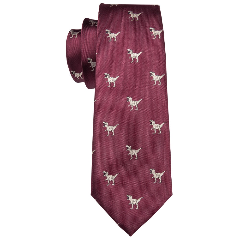 Men's Dinosaurs Patterned Tie