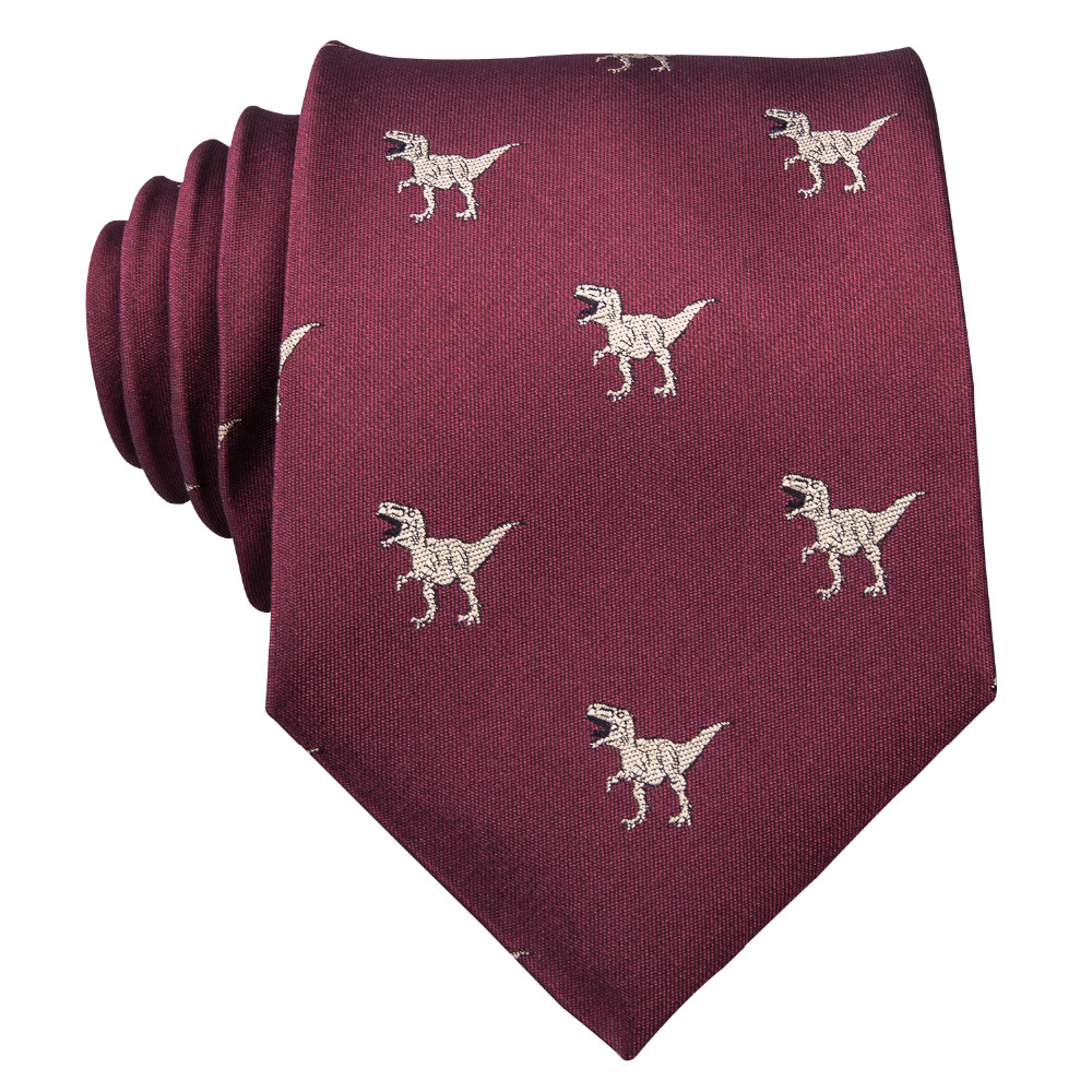 Men's Dinosaurs Patterned Tie