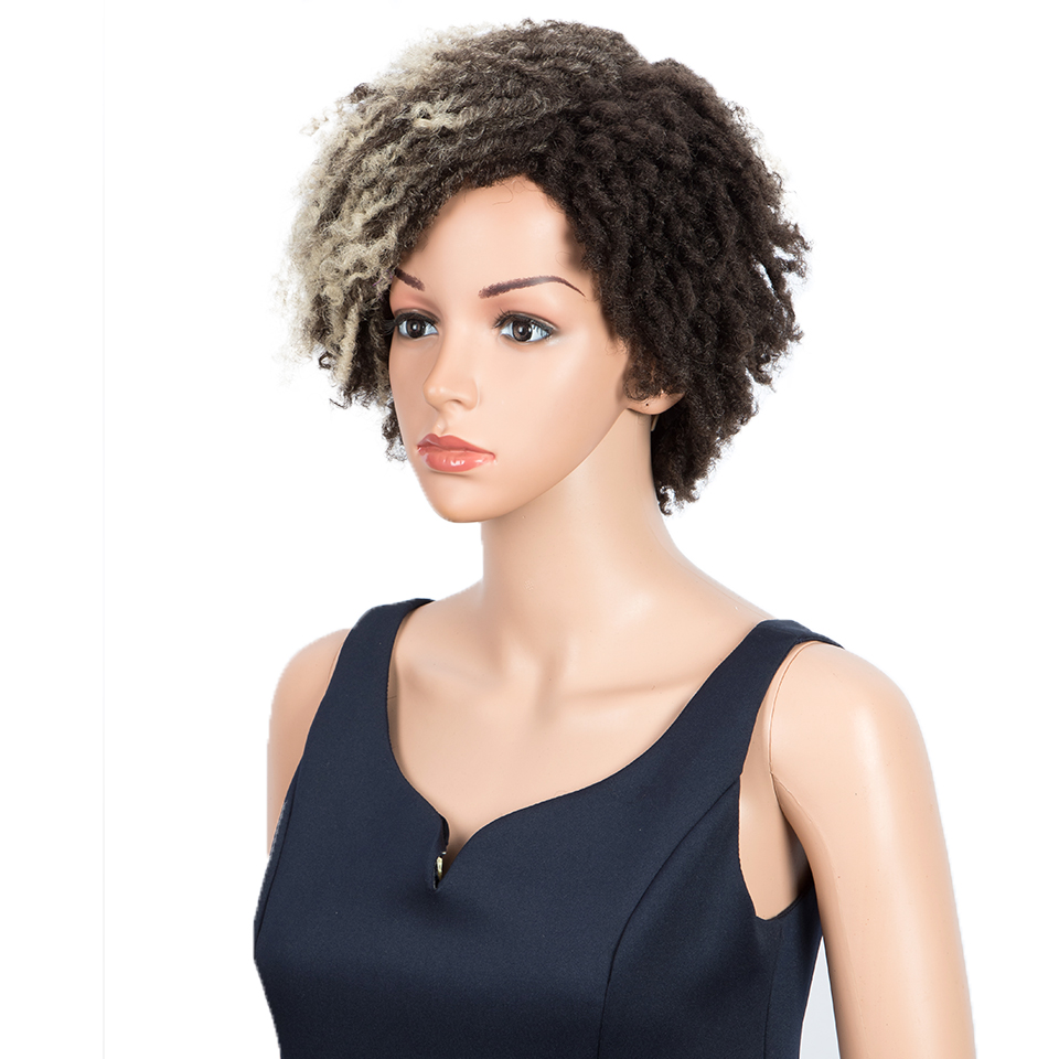 Short Dreadlocks Synthetic Hair Wig