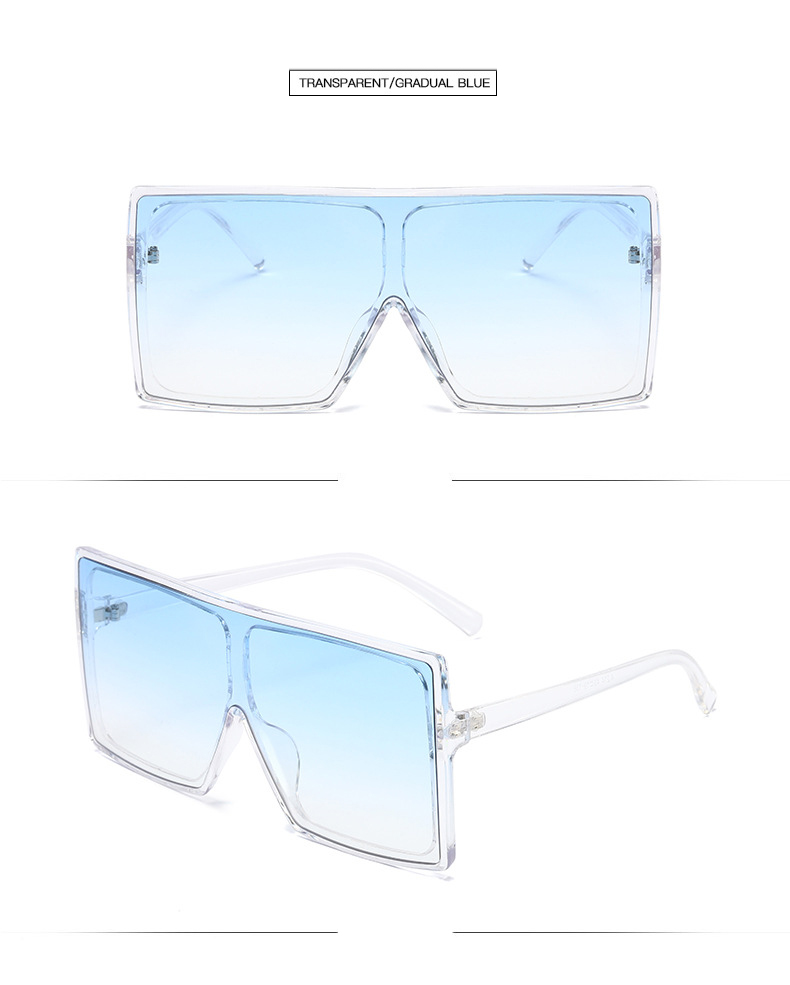 Oversized Square Shaped Sunglasses for Women