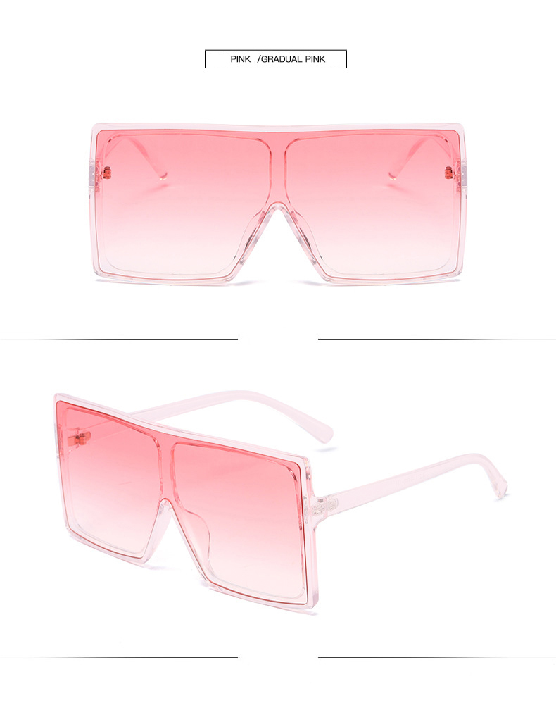 Oversized Square Shaped Sunglasses for Women