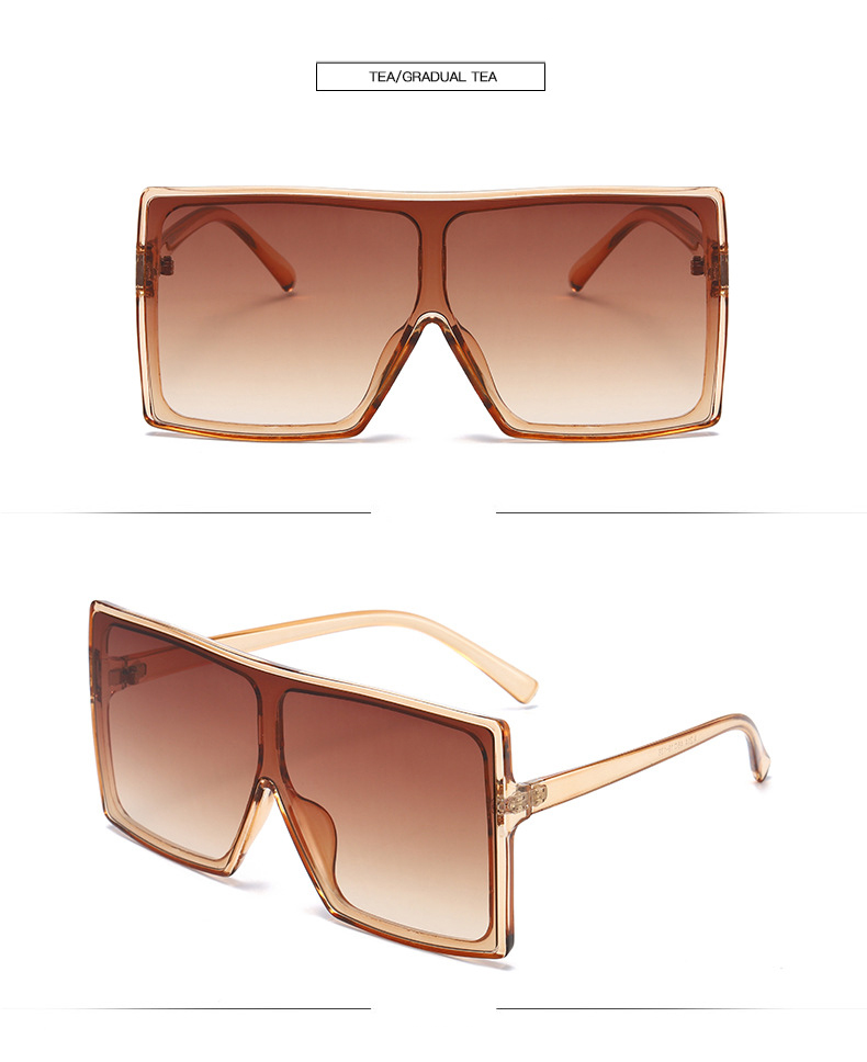 Oversized Square Shaped Sunglasses for Women