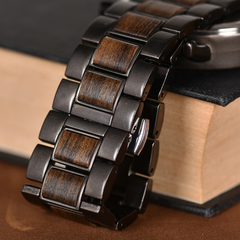 Men's Wooden Stylish Quartz Watch