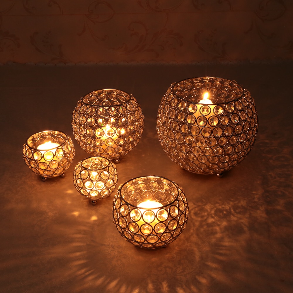 Moroccan Metal Glass Candle Lantern Holder