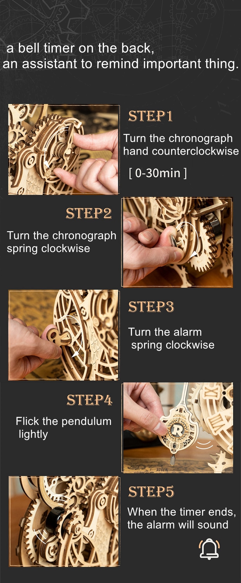 DIY 3D Owl Clock Wooden Puzzle DIY 3D Owl Clock Wooden Puzzle