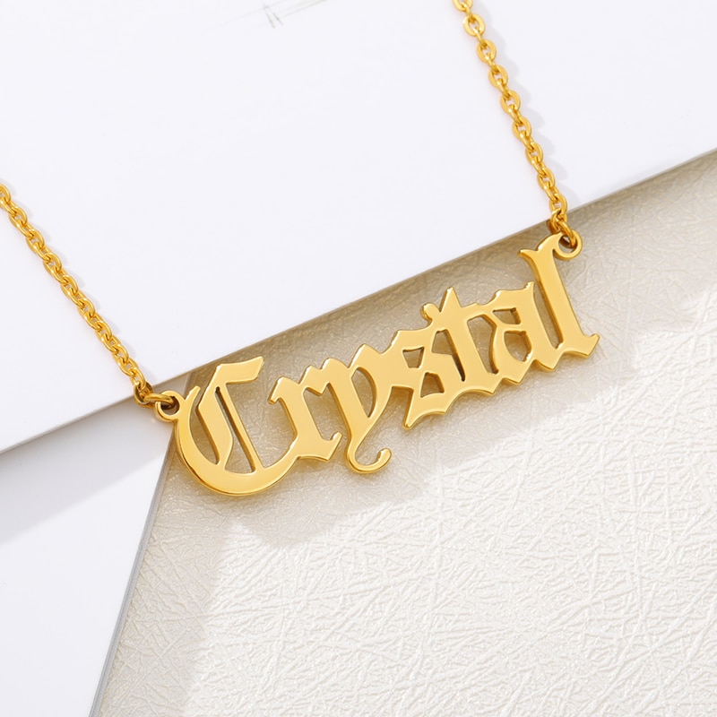 Women's Custom Name Pendant Necklace