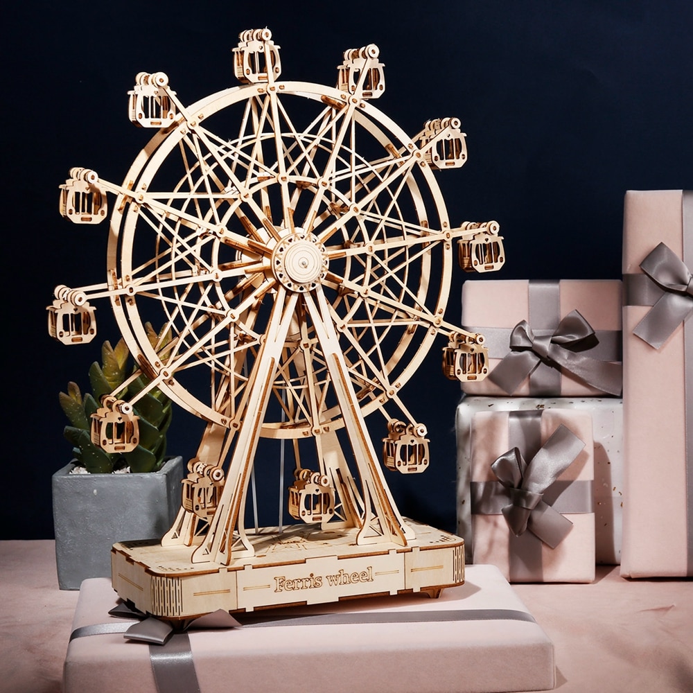 DIY 3D Ferris Wheel Wooden Puzzle