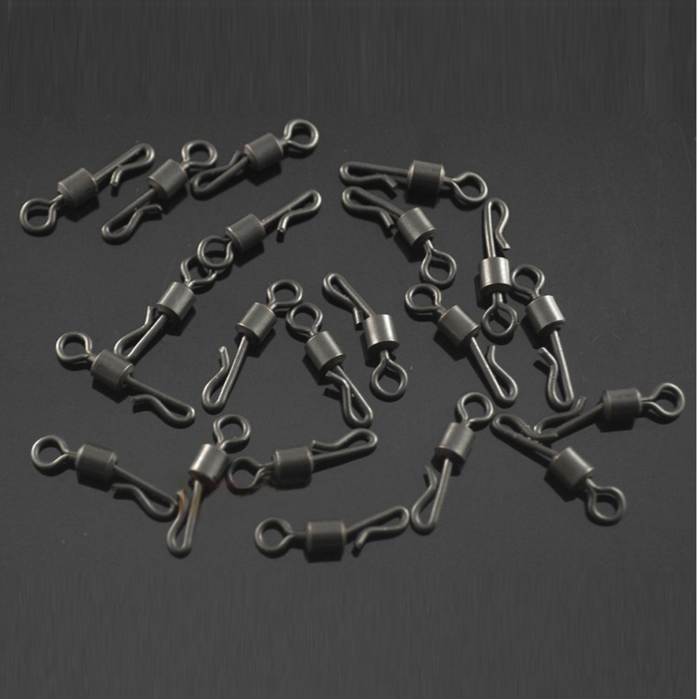 Long Body Q-Shaped Fishing Swivels Set