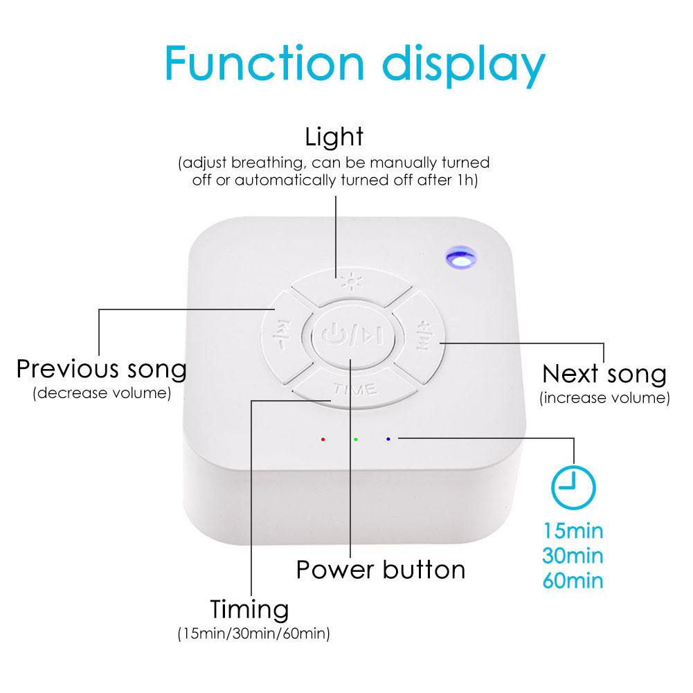 USB Rechargeable Timed Shutdown Sleeping Machine 