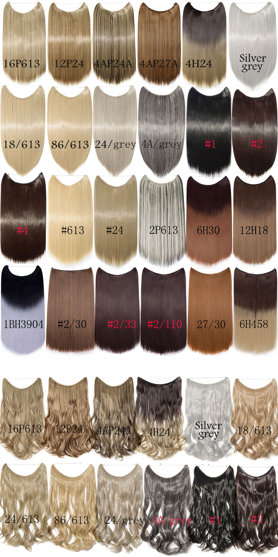 Long Synthetic Hair Extensions Long Synthetic Hair Extensions