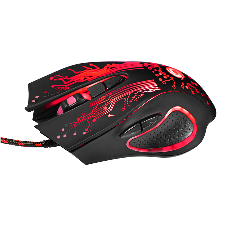 Cyber Style Led Gaming Mouse - Aalamey