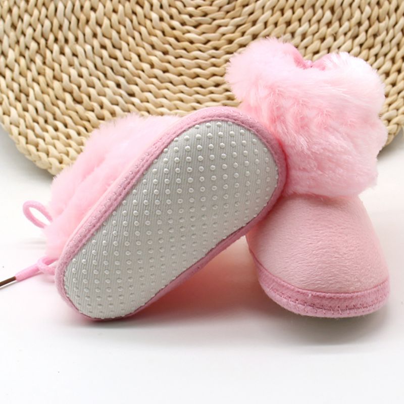 Baby's Cotton Winter Boots with Soft Sole