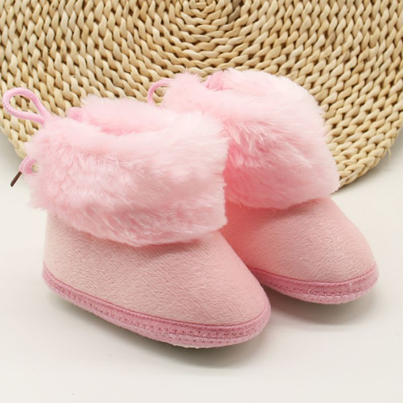 Baby's Cotton Winter Boots with Soft Sole