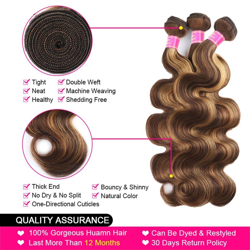 Ombre Body Wave Bundles with Closure