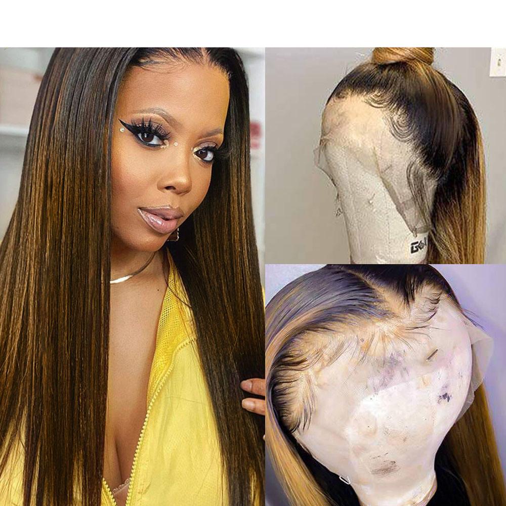 13x6 Ombre Brown Lace Front Wig