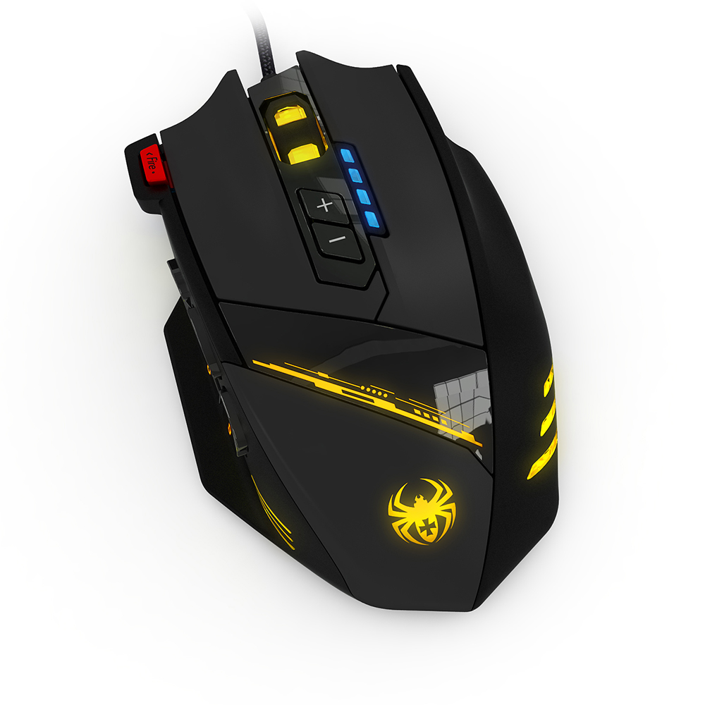 12-Buttons Programmable Wired Gaming Mouse