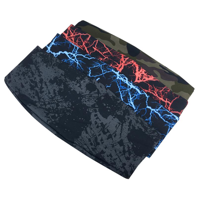 Men's Printed Wide Sports Headband