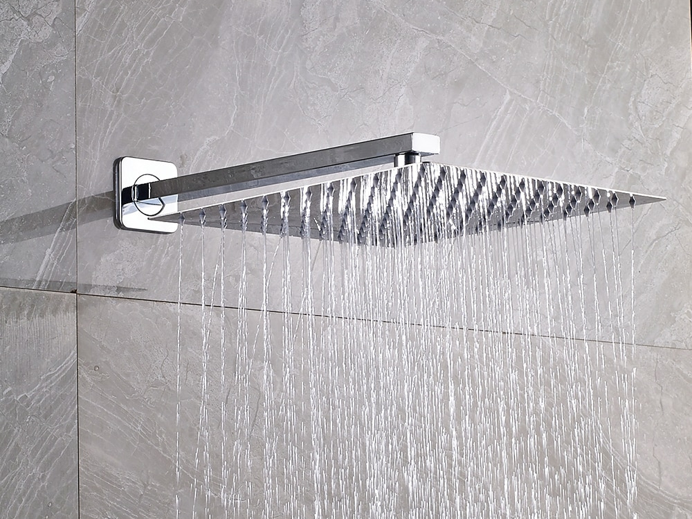 Brushed Golden Rainfall Shower Head