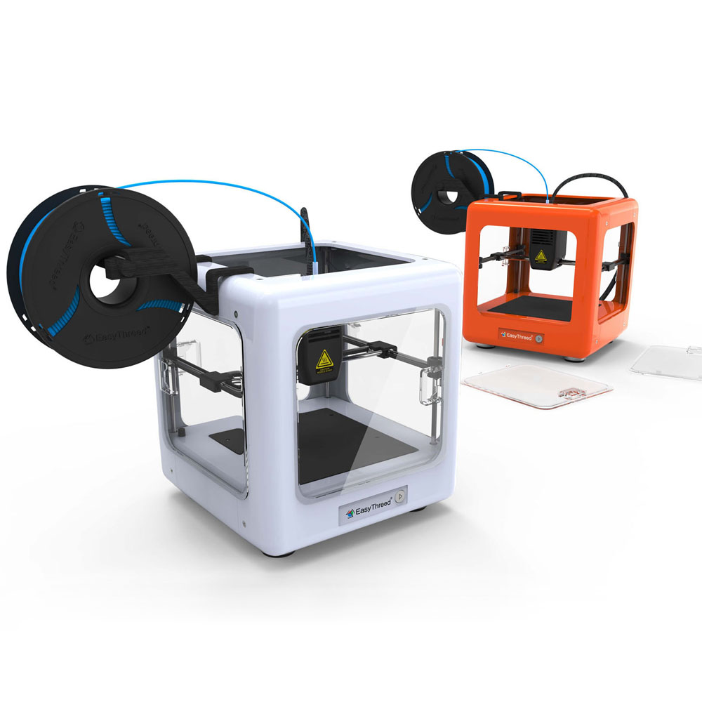 Orange / White Mini 3D Printer