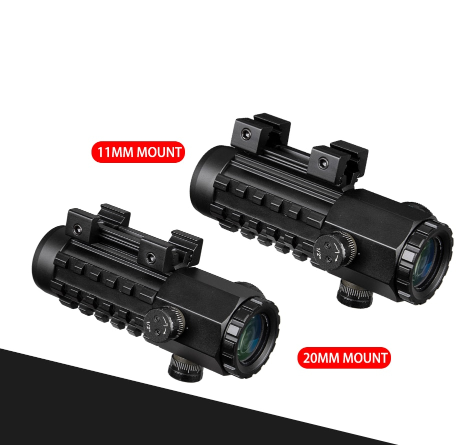 3X28 Adjustable Rail Rifle Scope For Hunting