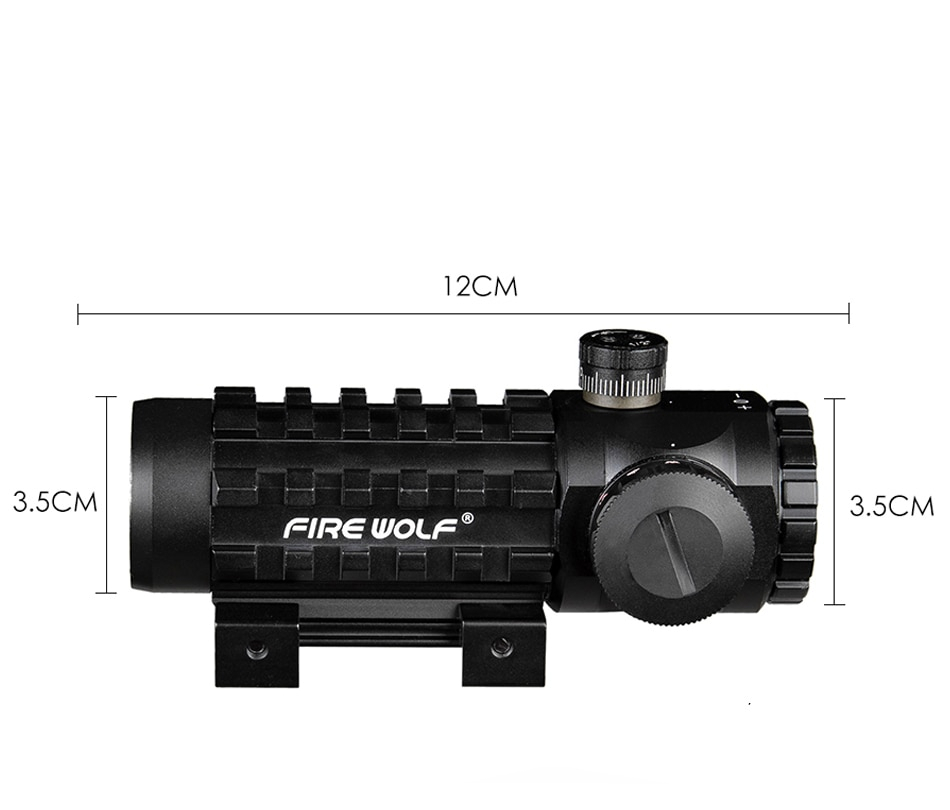 3X28 Adjustable Rail Rifle Scope For Hunting