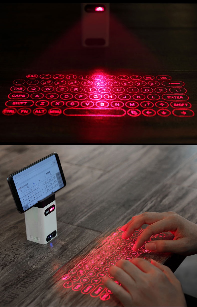 Wireless Bluetooth Virtual Keyboard