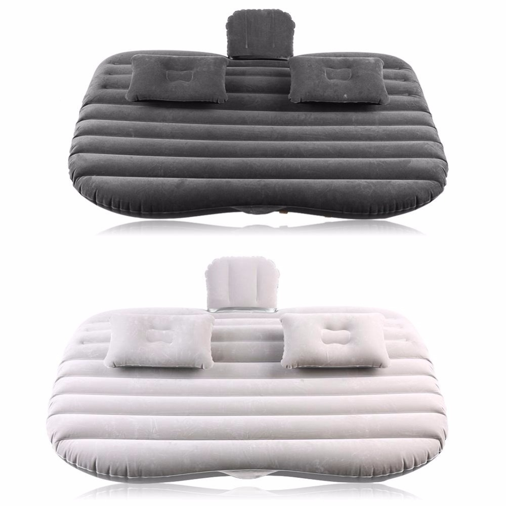 Car Air Mattress in Black and Grey