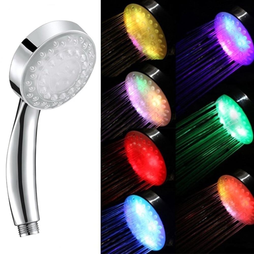 Colorful Glowing LED Shower Head