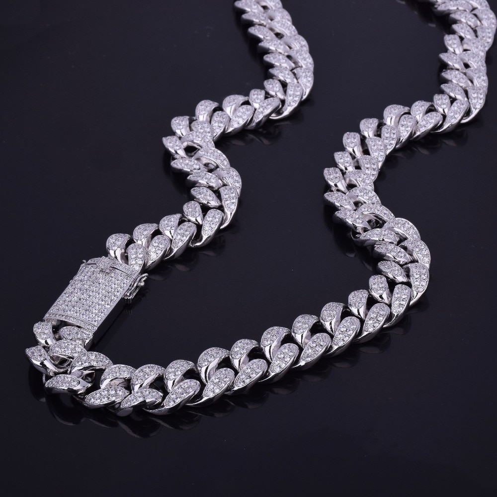 Men's Heavy Zircon Cuban Link Chain