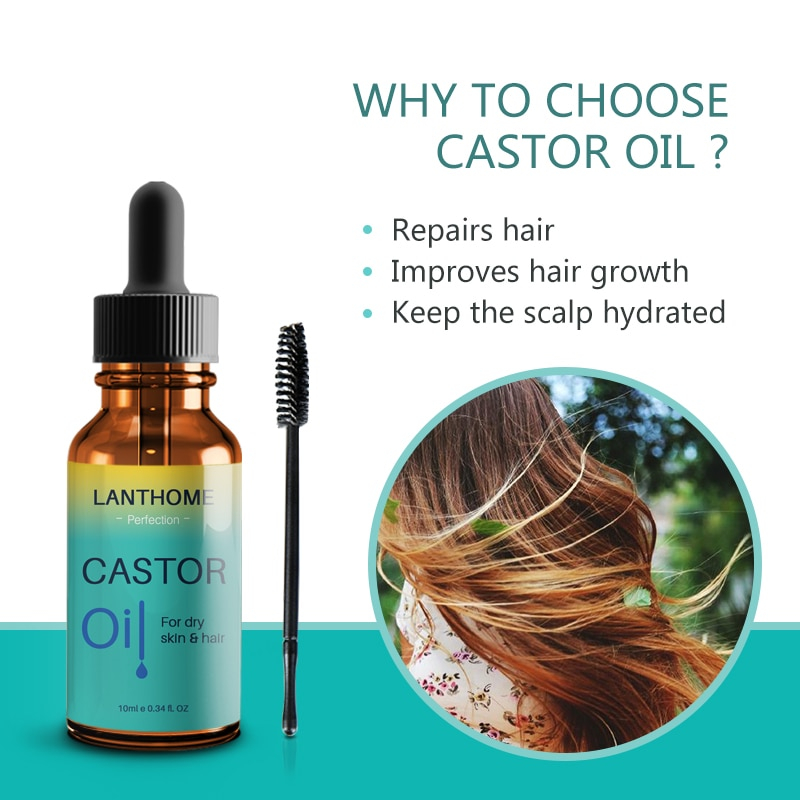 Pure Castor Seed Oil Natural Hair Growth Accelerator