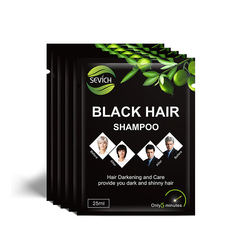 Set of Five Black Hair Shampoos