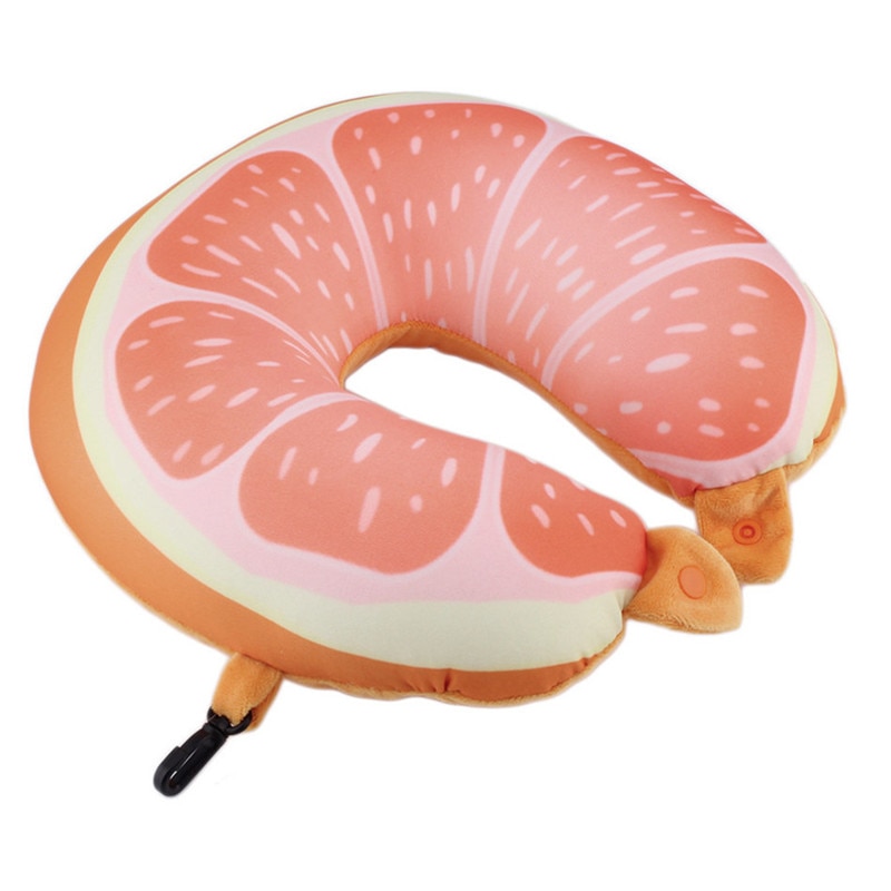 Fruit Printed U-Shaped Travel Pillow