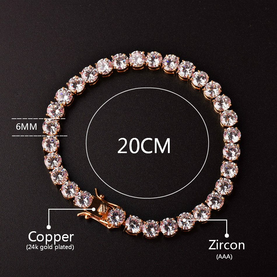 Women's Chain Crystal Bracelet