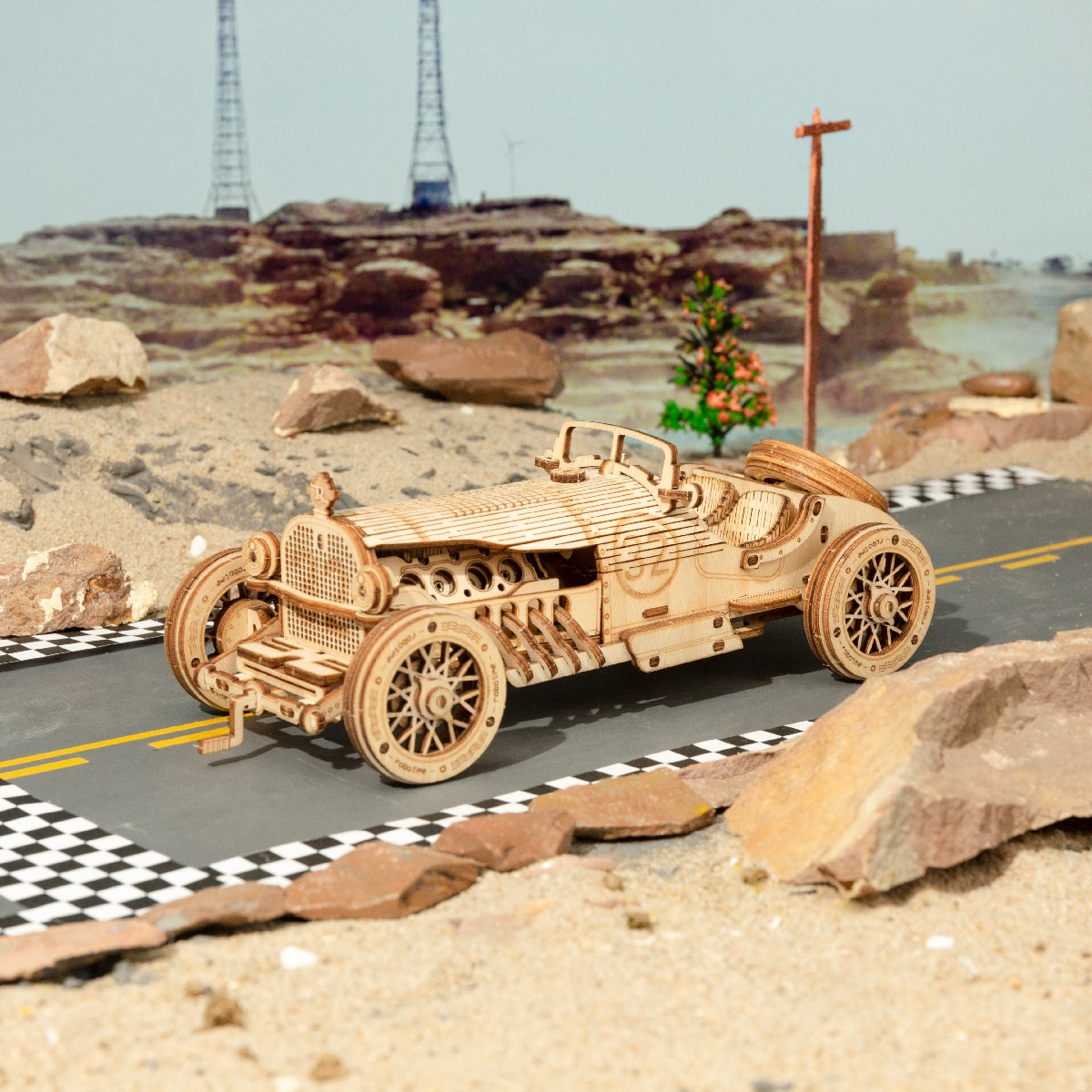 3D Wooden Vehicle Puzzle