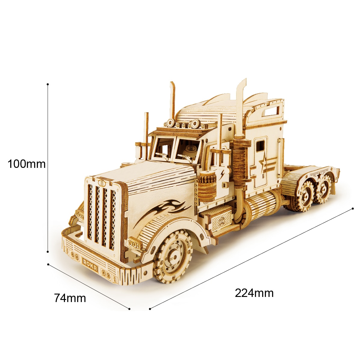 3D Wooden Vehicle Puzzle