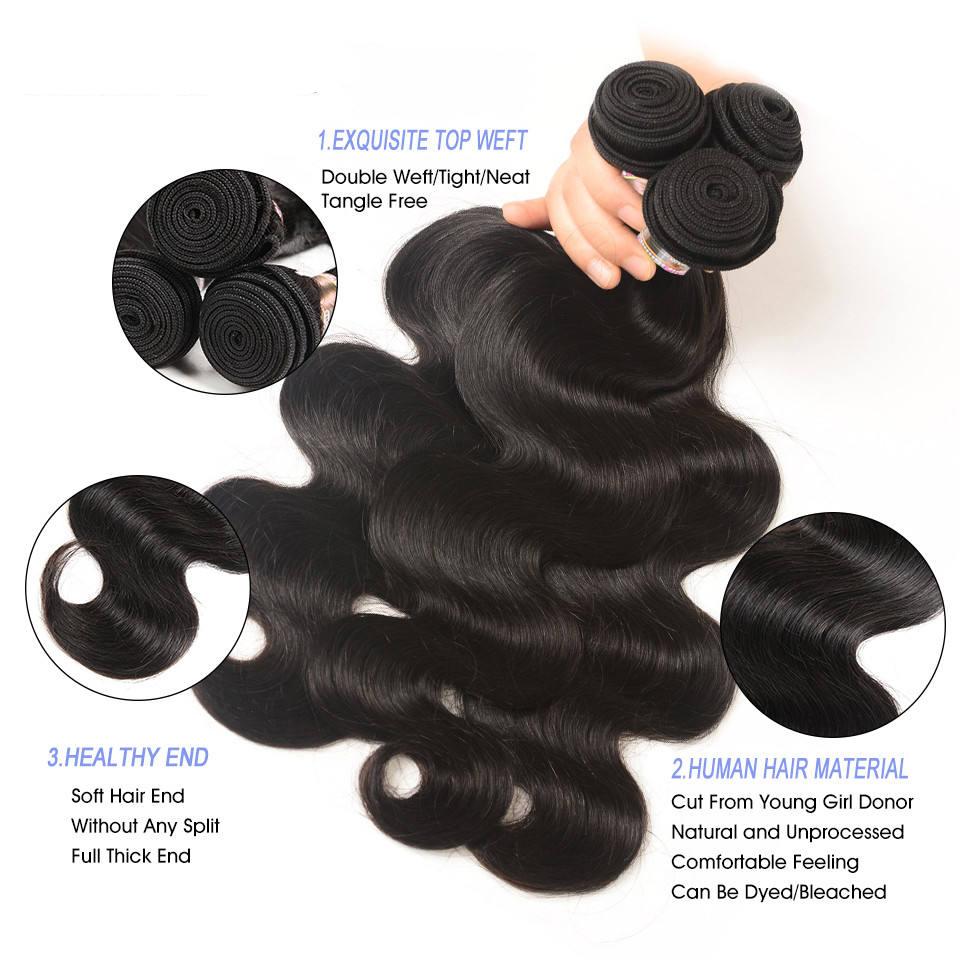 150% Density Body Wave Hair Bundles